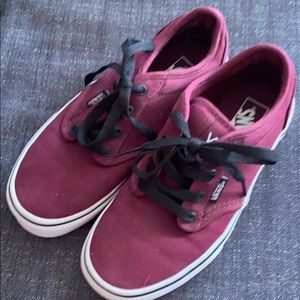 Boys Vans - worn less than 1 hr